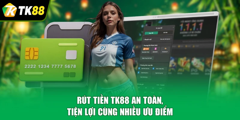 Rút tiền TK88 an toàn, tiện lợi cùng nhiều ưu điểm